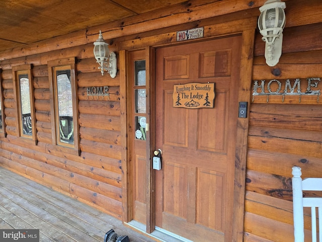 view of entrance to property