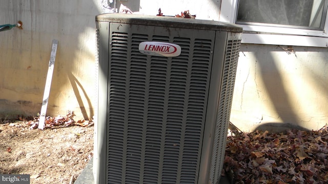 exterior details with cooling unit