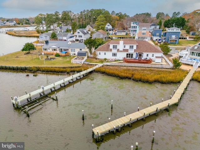 37763 Lagoon Ln, Ocean View, DE 19970 - aerial perspective of suburban area featuring a nearby body of water