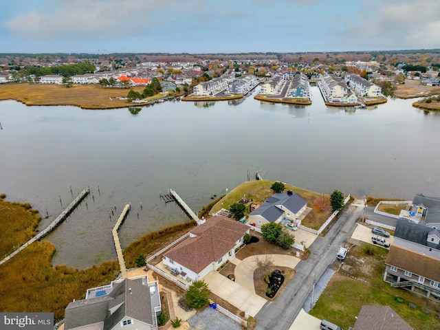 37763 Lagoon Ln, Ocean View, DE 19970 - aerial perspective of suburban area with a large body of water