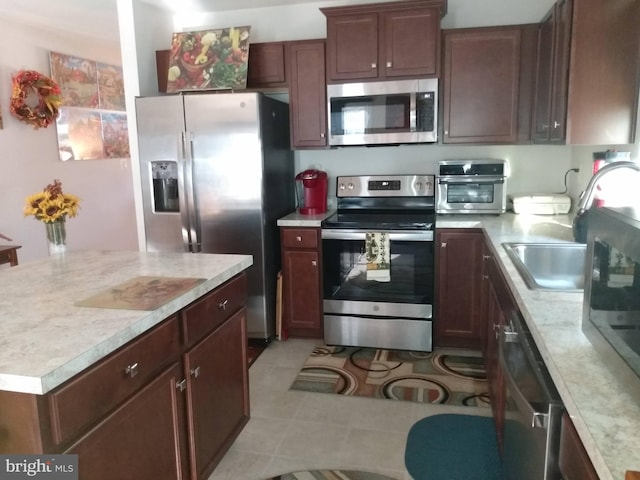 kitchen with appliances with stainless steel finishes