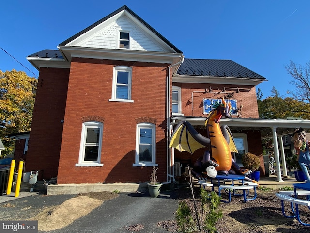 view of rear view of property