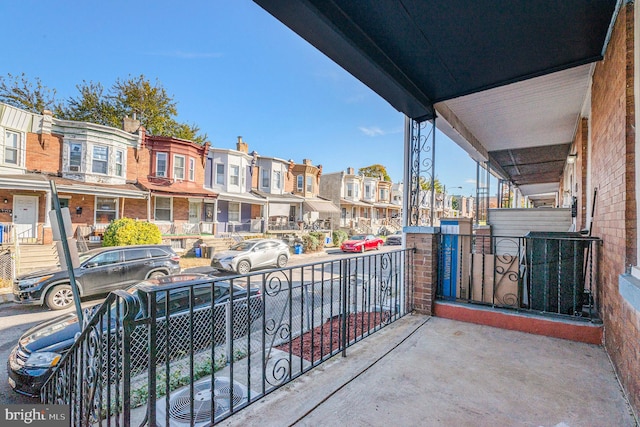 balcony with a porch