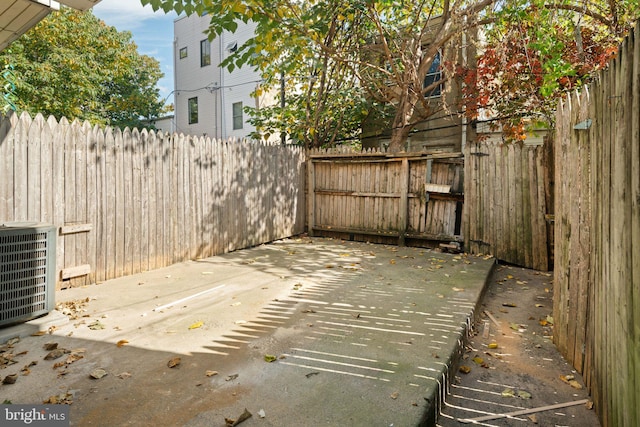 view of patio / terrace featuring cooling unit