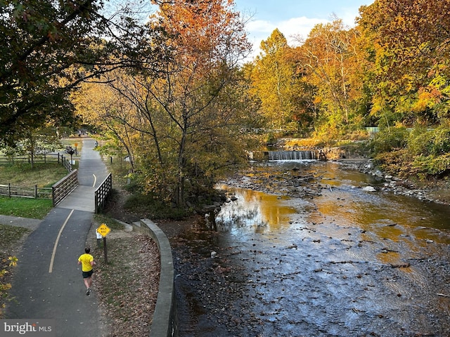 property view of water