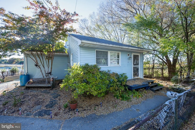 view of front of home