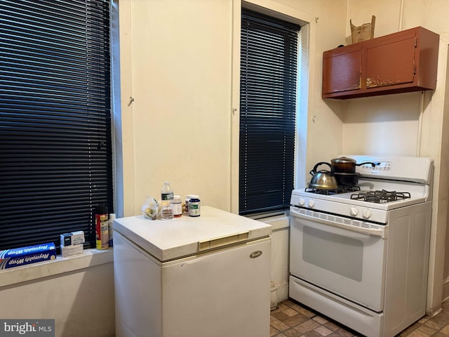 kitchen featuring white appliances