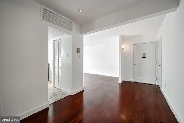 interior space featuring light hardwood / wood-style flooring