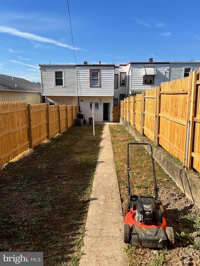 view of rear view of property