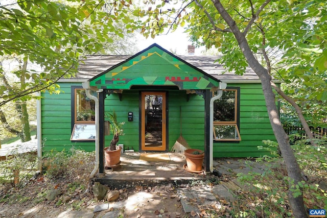 view of outbuilding