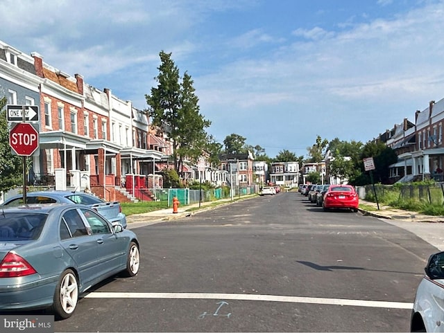 view of street