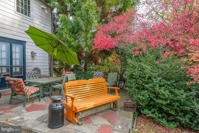 view of patio