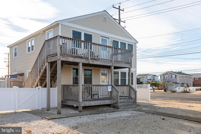 view of front of property