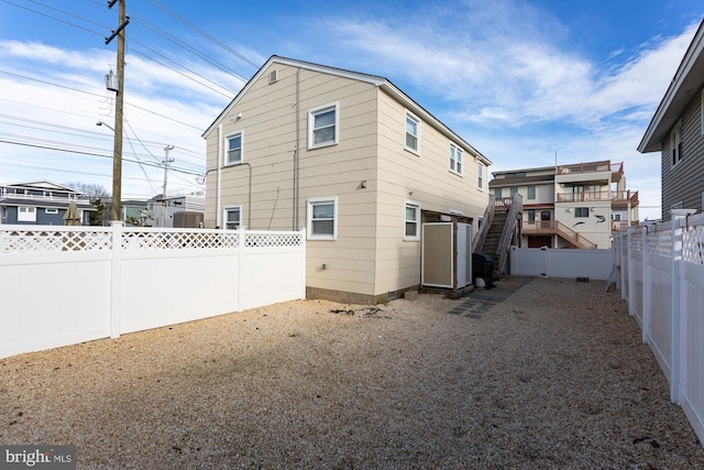 view of back of property