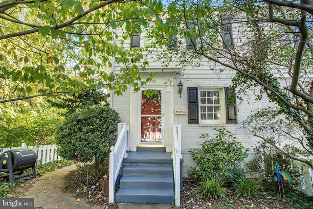 view of front of home