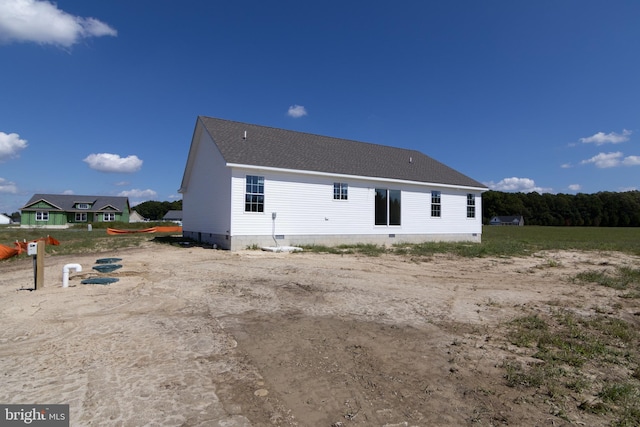 view of rear view of property