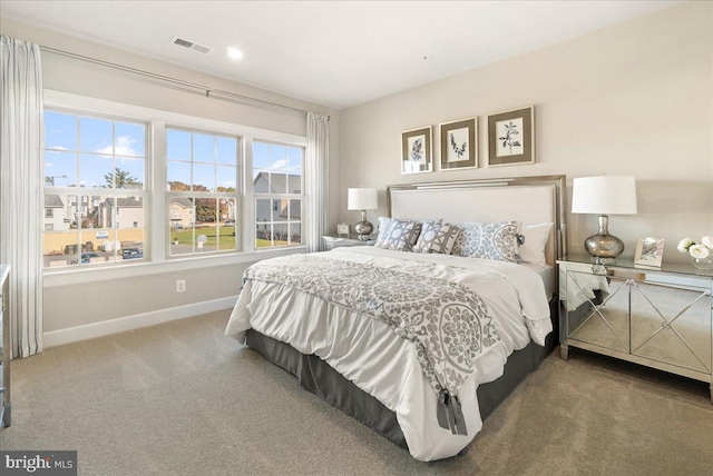 bedroom featuring carpet floors