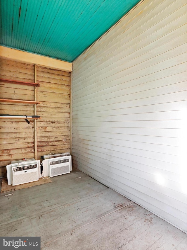 view of patio / terrace featuring a wall mounted AC