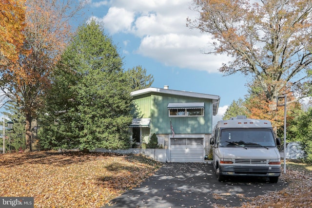 view of front of home