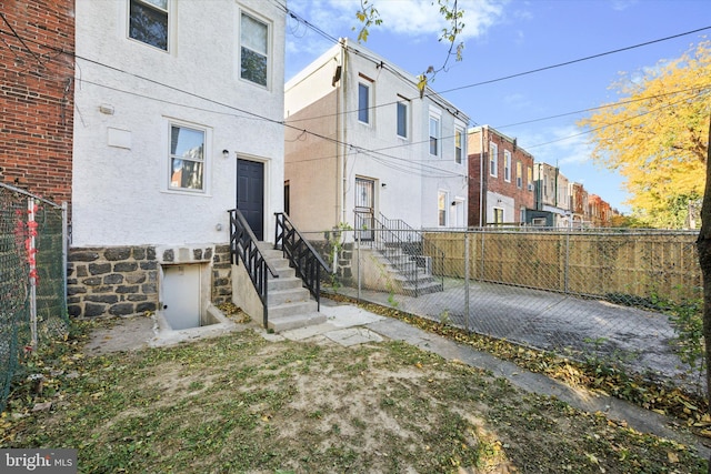 view of rear view of property