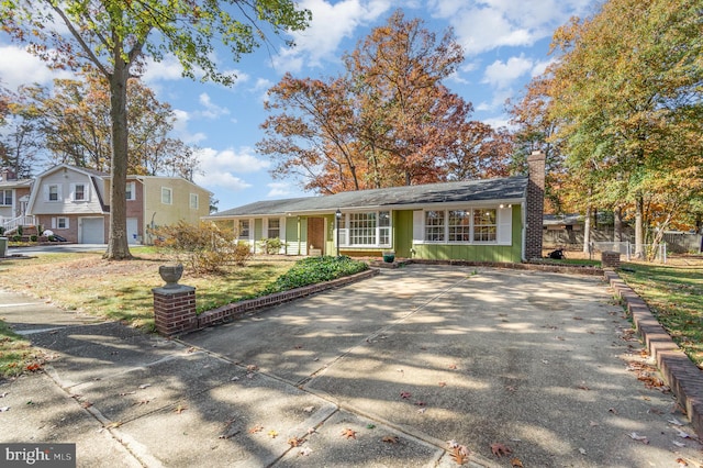 view of front of property