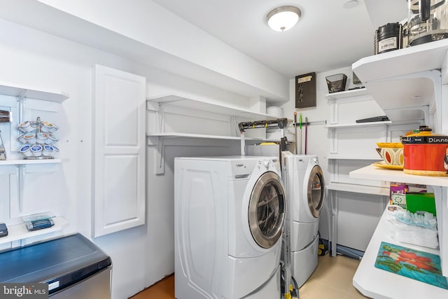 laundry area featuring independent washer and dryer