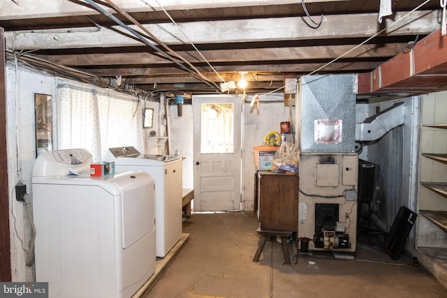 30 Sunset Ln, Catawissa, PA 17820 - basement with washing machine and clothes dryer