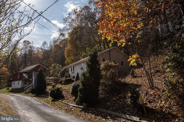 view of side of home