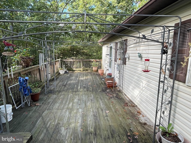 view of deck