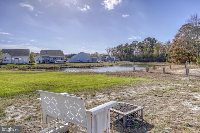 view of home's community featuring a water view