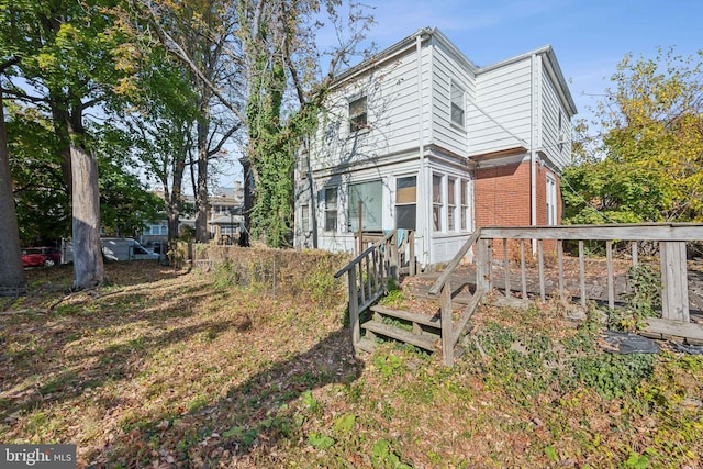 view of home's exterior