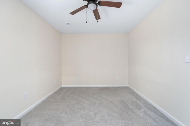 35 Grinnan Ln, Fredericksburg, VA 22406 - carpeted spare room with a ceiling fan and baseboards