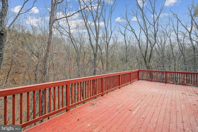 view of deck