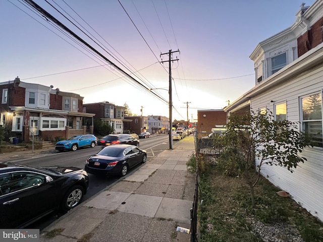 view of street