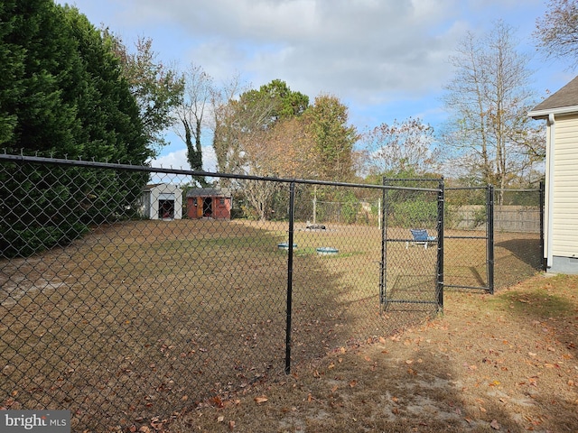 view of property's community with a yard