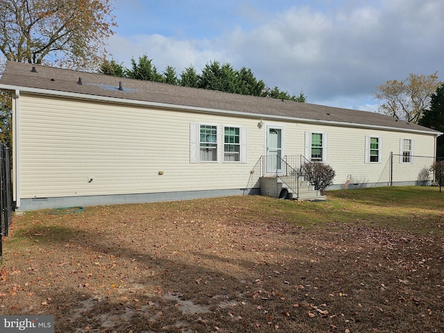 view of back of house