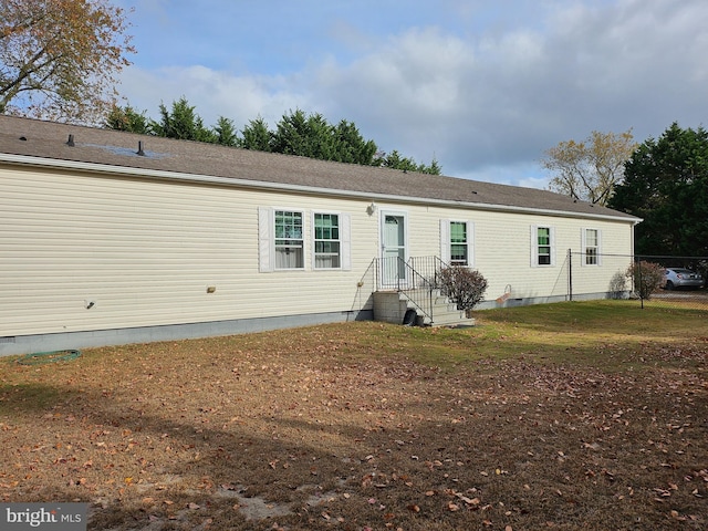 view of front of property