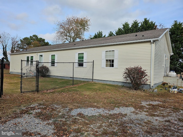 view of side of home