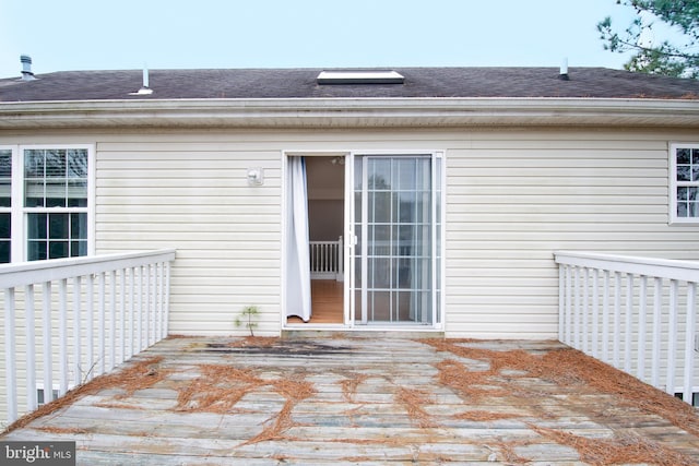 deck featuring a patio