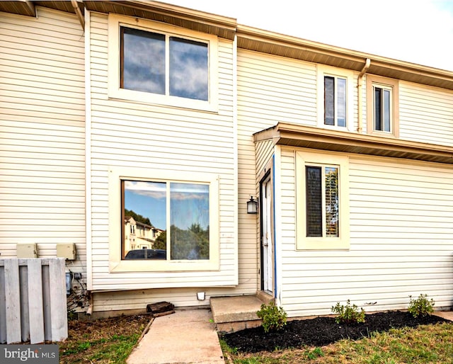 view of rear view of property