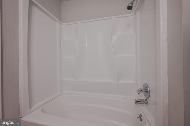 bathroom featuring bathing tub / shower combination