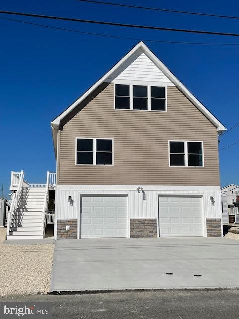 front facade featuring a garage