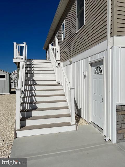 view of staircase