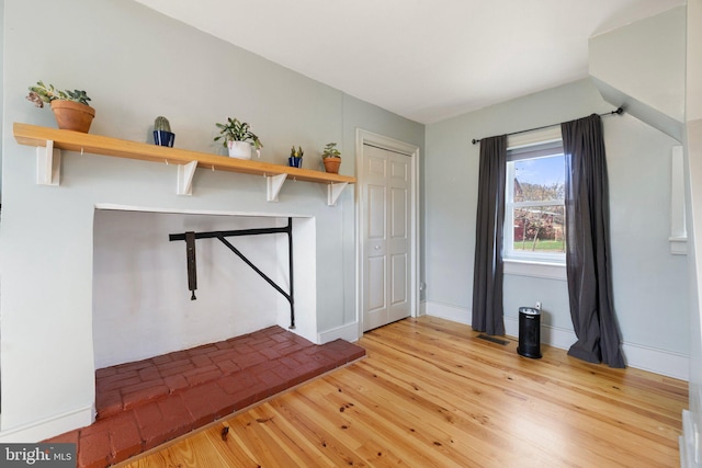 interior space featuring light hardwood / wood-style flooring