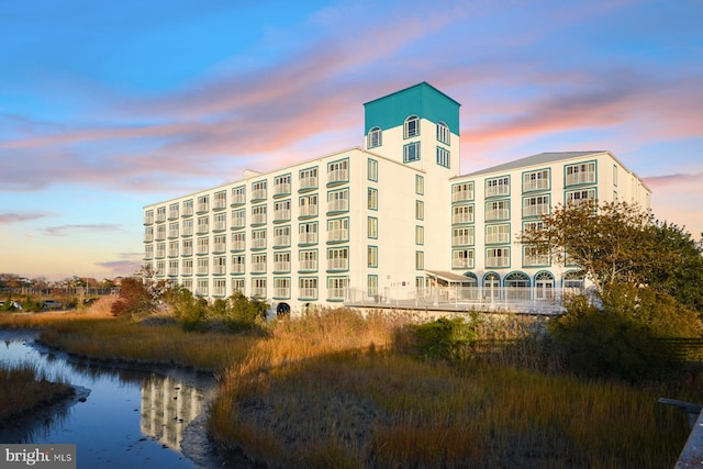 200 59th St Unit 302, Ocean City, MD 21842 - view of property with a water view