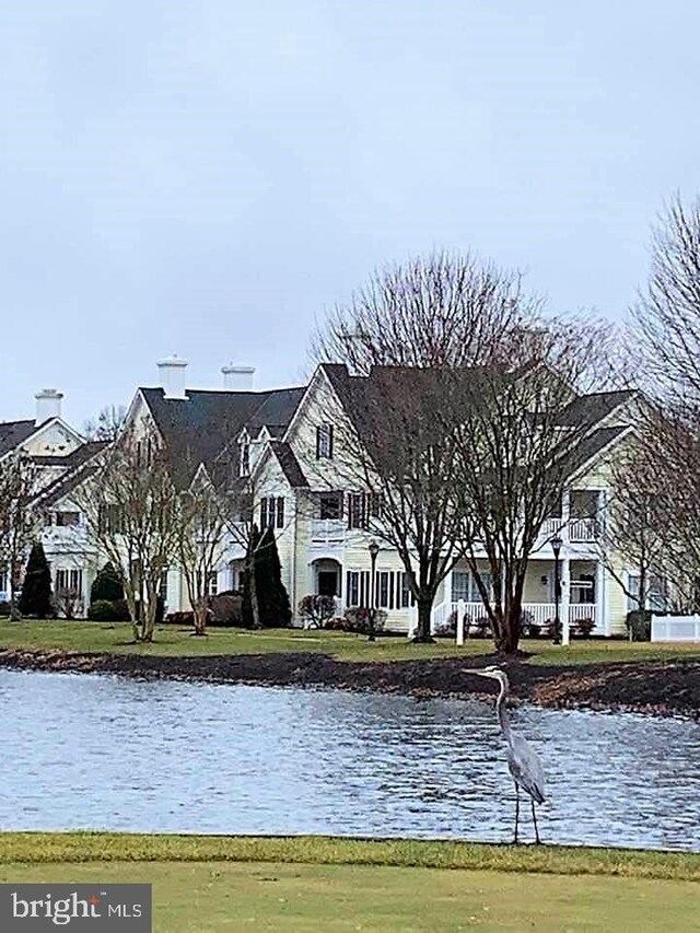 view of water feature