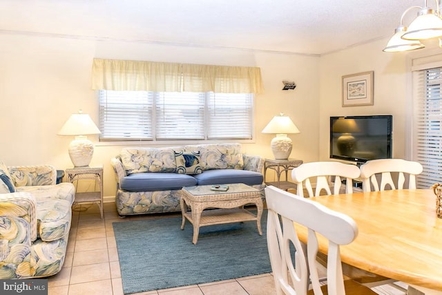 13 75th St Unit 1W, Ocean City, MD 21842 - living area with plenty of natural light and light tile patterned floors