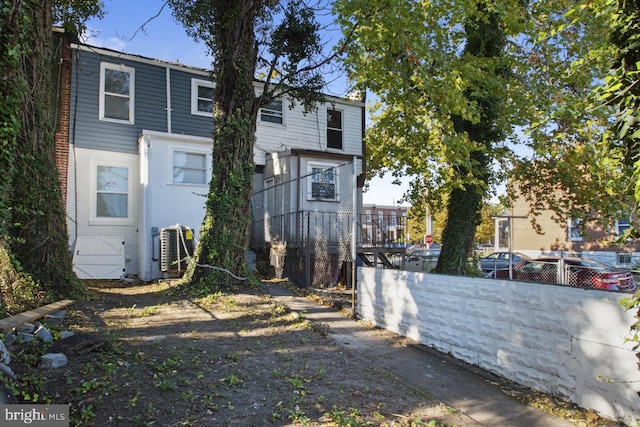 view of rear view of house