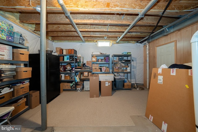 view of storage room