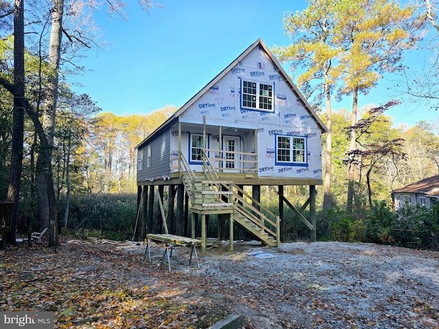 view of rear view of house